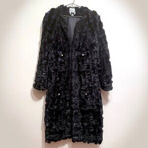 EDWARD ACHOUR PARIS Fur Coat - XL- NEW